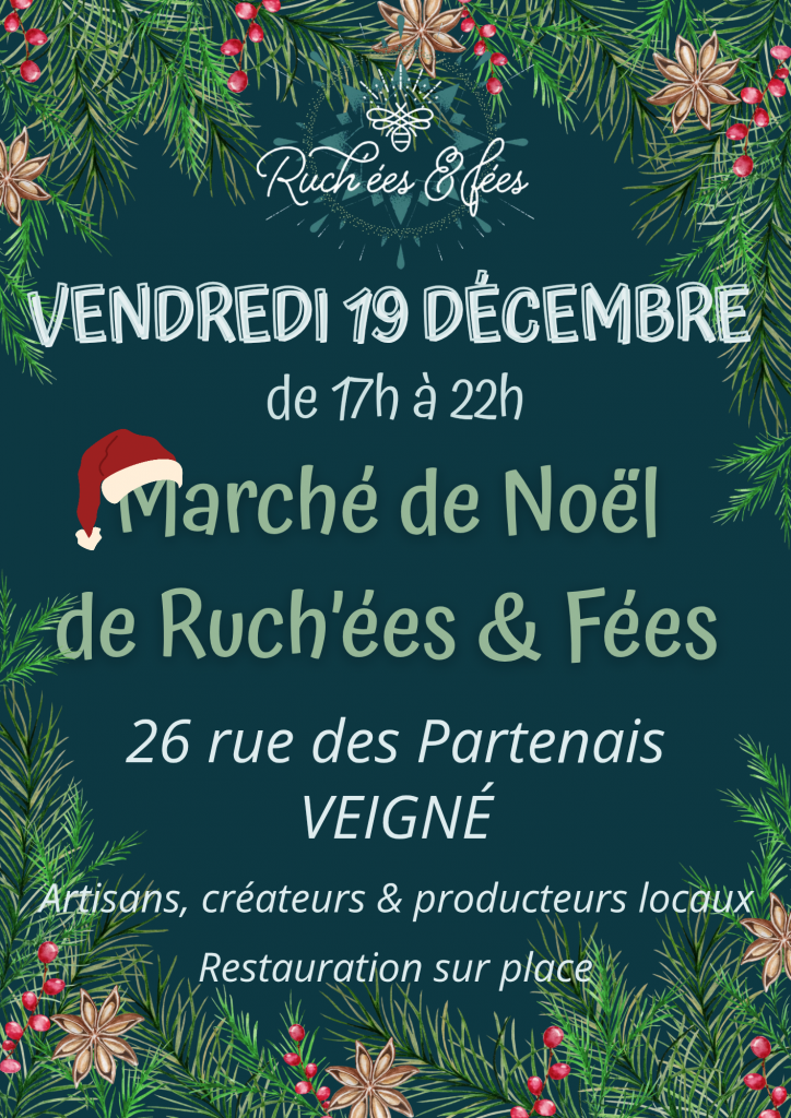 Marché de Noël de Ruch&rsquo;ées et Fées : vendredi 19 décembre 2025 de 17h à 22h